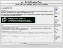 Tablet Screenshot of ggzgamingzone.org